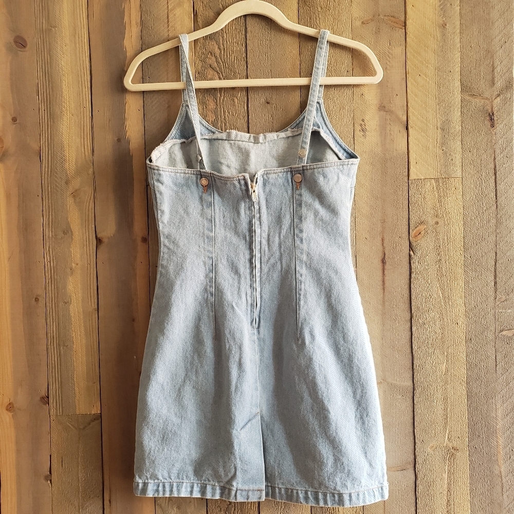 Forever 21 Dress S Small Denim Sleeveless NWT - Picture 4 of 8